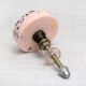Baby Pink Terrazzo Marble Round Cabinet Knobs